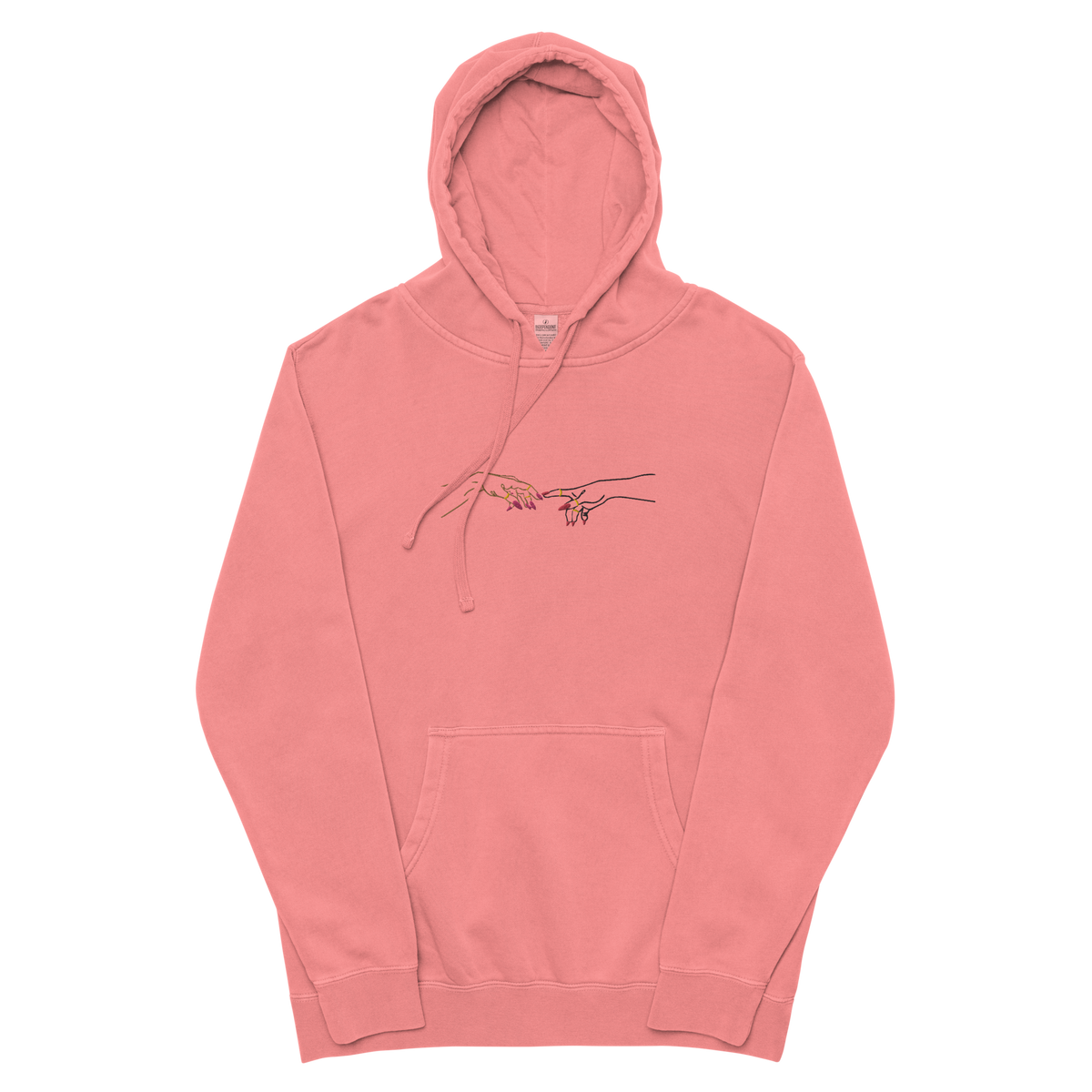 Unisex pigment-dyed hoodie