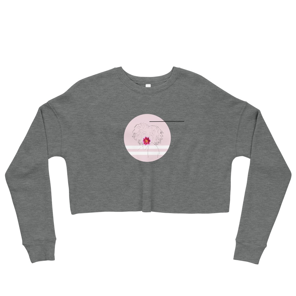 Bloom Fro Crop Sweatshirt