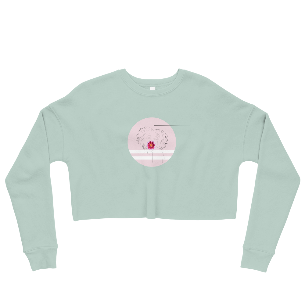 Bloom Fro Crop Sweatshirt